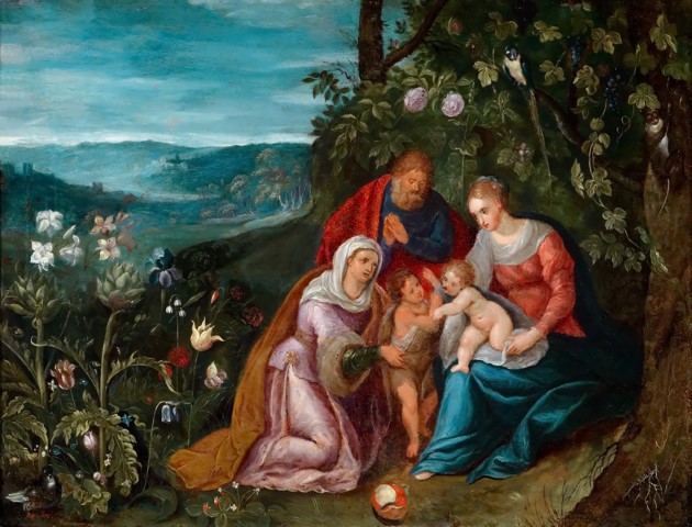Св. семейство со св Елизаветой