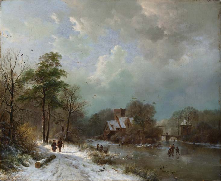 Зимний пейзаж. Голландия