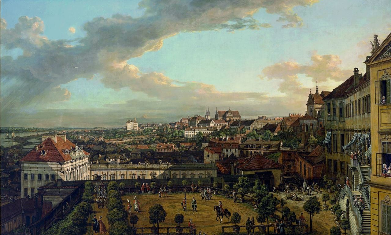 Вид на Варшаву из Королевского замка