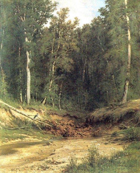 Лесной ручей. 1874г.