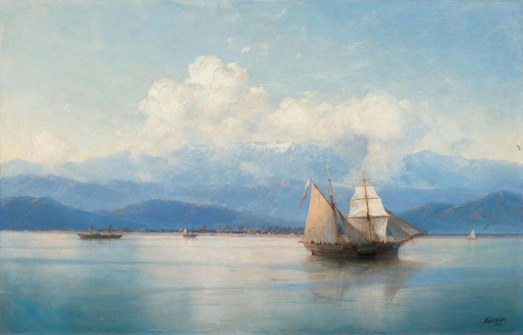 Корабли у кавказского берега