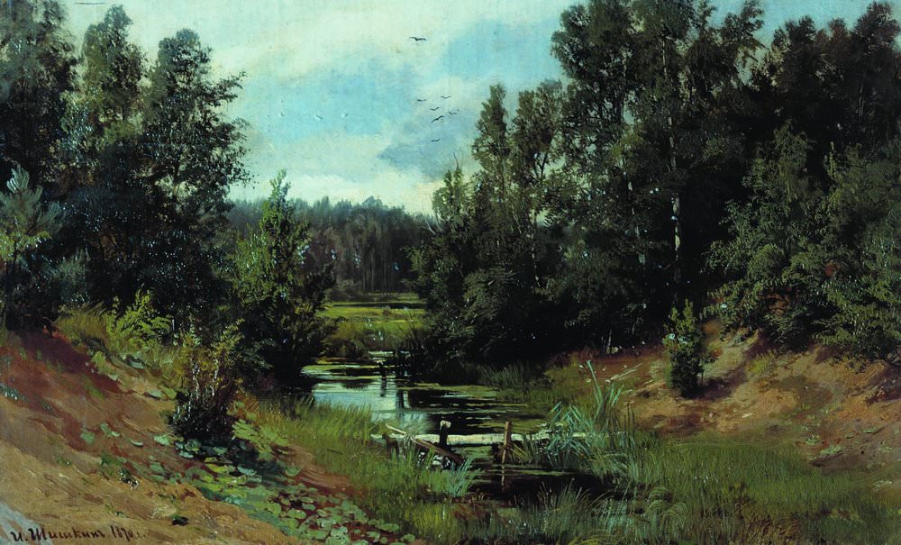Лесной ручей 1870