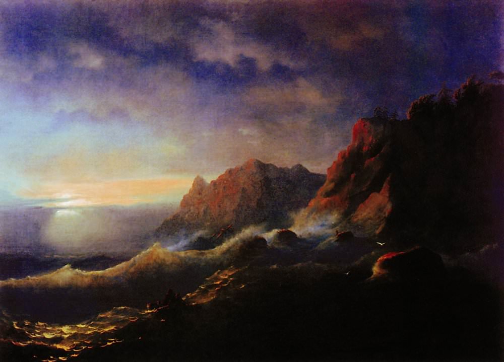 Буря. Закат 1856