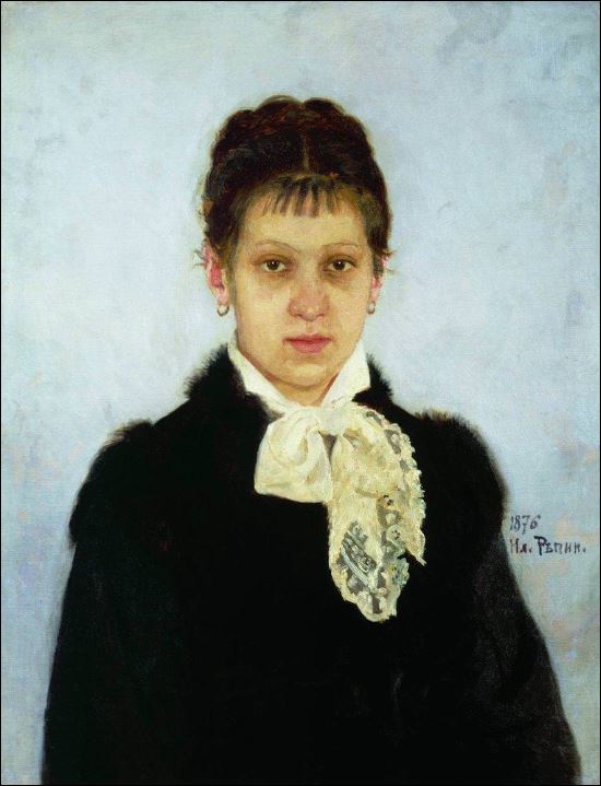 Портрет В.А.Репина. 1876