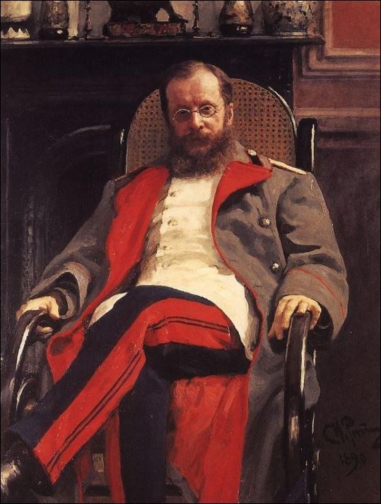 Портрет композитора Цезаря Антоновича Кюи. 1890