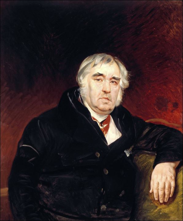 Портрет И.А.Крылова. 1839