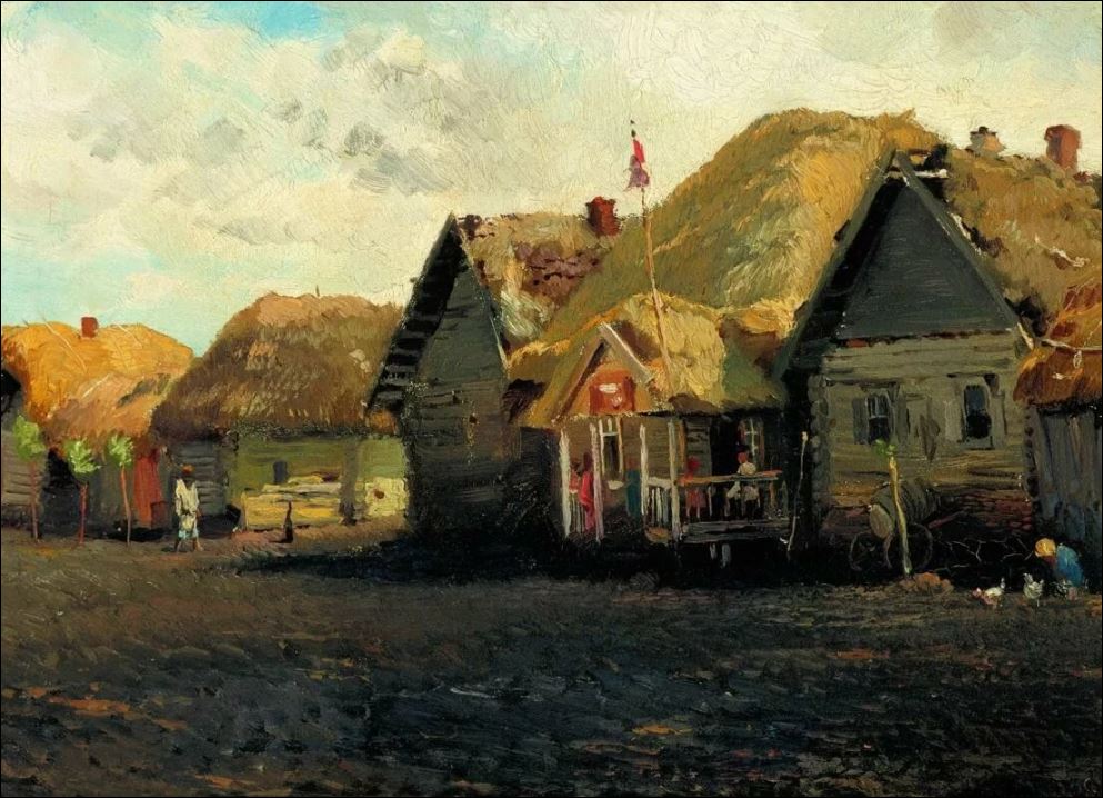 Деревенский пейзаж. 1870