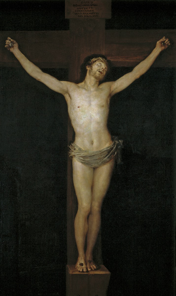 Репродукция картины 'Иисус на кресте' Гойя Франциско. Купить
