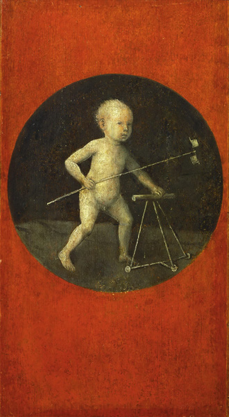 Репродукция картины 'Мальчик с ветряком' Босх Иероним. Купить