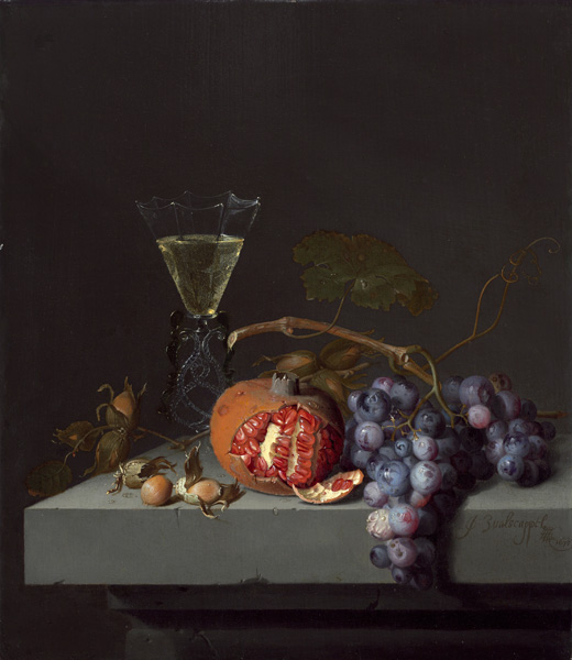 Репродукция картины 'Натюрморт с фруктами' Ван Валскапелл Якоб. Купить