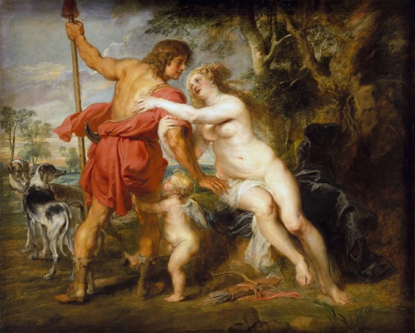 Репродукция картины 'Венера и Адонис' Рубенс Питер Пауль. Купить