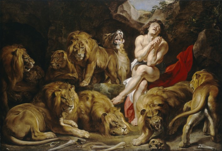 Даниил в рве со львами