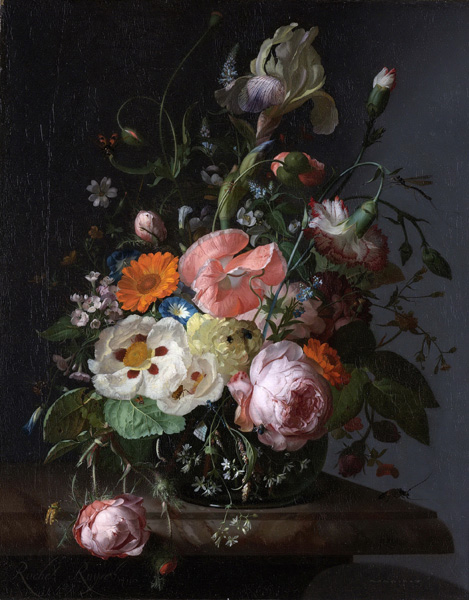 Натюрморт с цветами в вазе V