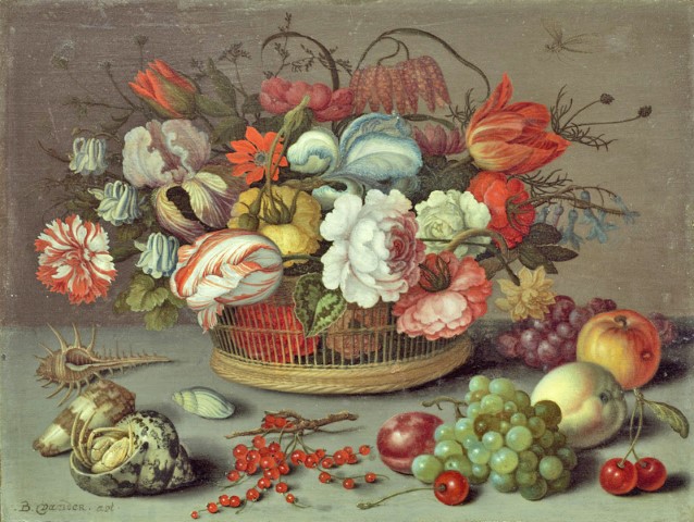 Репродукция картины 'Корзина цветов III' Ван Дер Аст Бальтазар. Купить