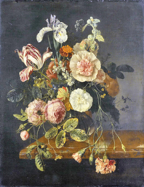 Репродукция картины 'Натюрморт с цветами VIII' Ван Валскапелл Якоб. Купить