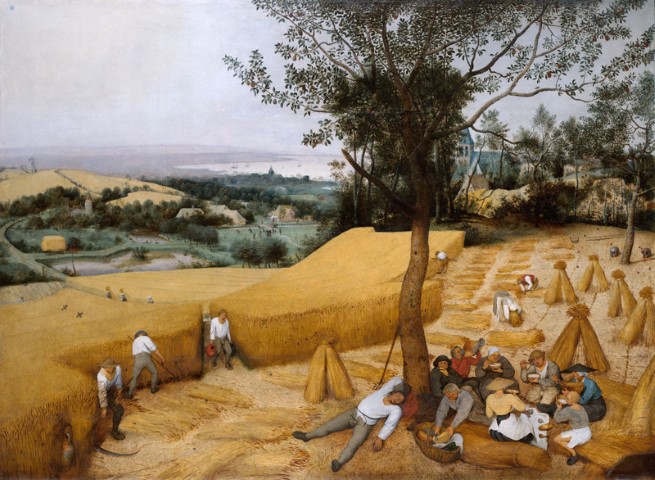 Репродукция картины 'Сбор урожая' Брейгель Питер (Старший). Купить