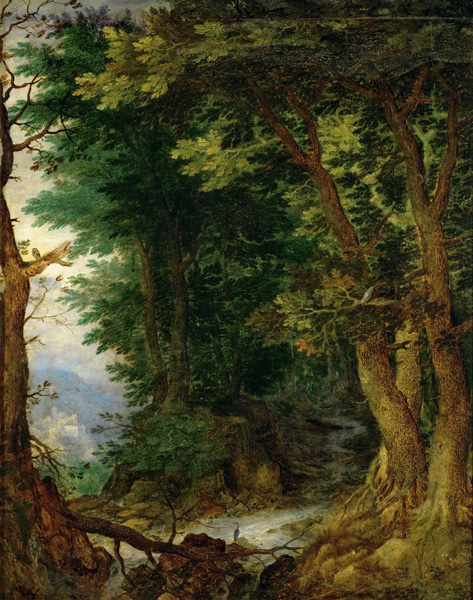 Репродукция картины 'Лесной пейзаж' Брейгель Ян (Старший). Купить