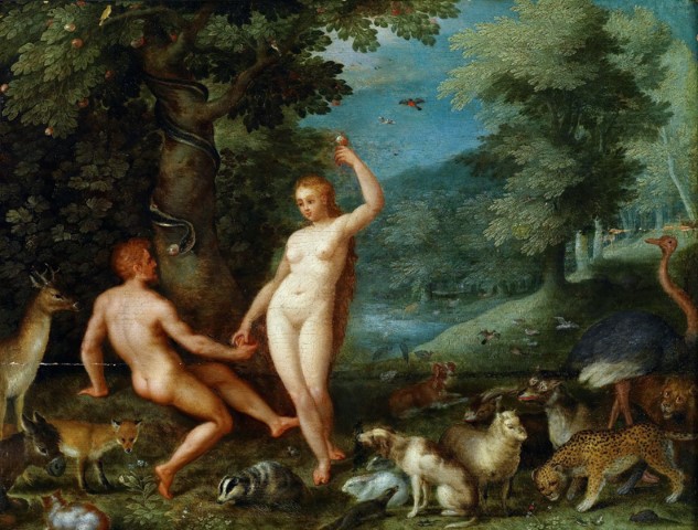 Репродукция картины 'Эдемский сад' Брейгель Ян (Старший). Купить