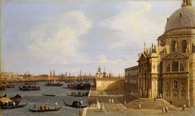 Репродукция картины 'Венеция. Санта-Мария делла Салюте' Каналетто. Купить