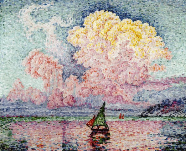 Репродукция картины 'Розовое облако' Синьяк Поль. Купить