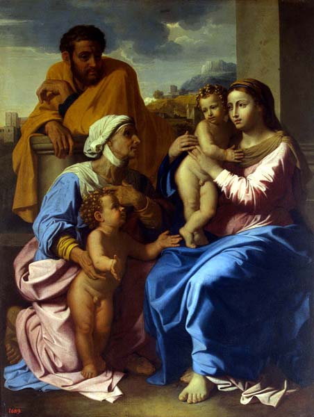 Святое Семейство со св. Елизаветой и св. Иоанном Крестителем