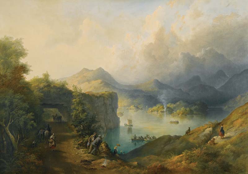 Верхнее озеро. Килларни. 1865г