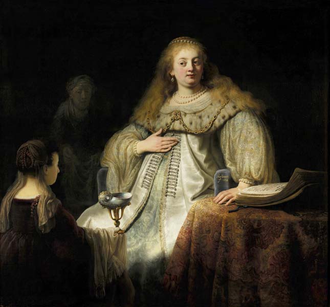 Репродукция картины 'Софониба принимает чашу с ядом' Рембрандт ван Рейн. Купить