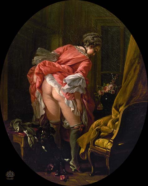 Репродукция картины 'Задранная юбка' Буше Франсуа. Купить