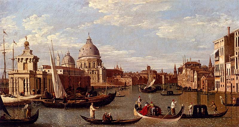 Репродукция картины 'Венеция XI' Белотто Бернардо. Купить