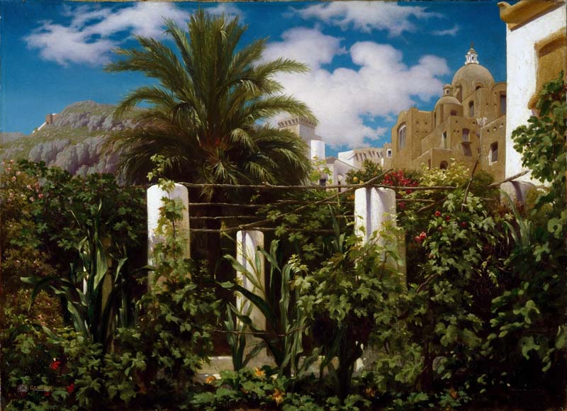 Сад отеля на Капри