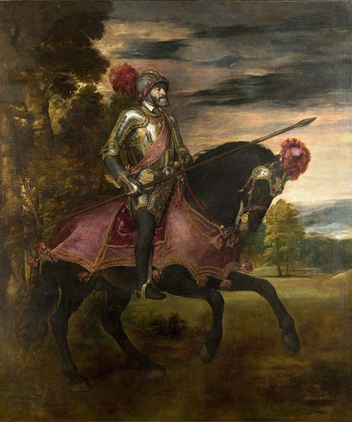 Император Карл V в сражении при Мюльберге