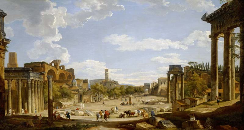 Вид римского форума