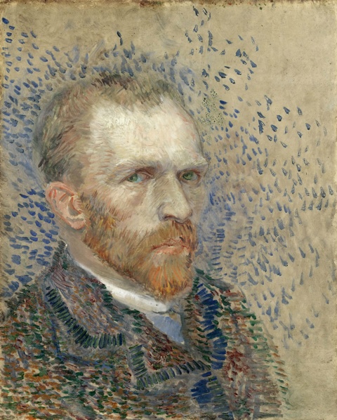 Репродукция картины 'Автопортрет. 1887г' Ван Гог Винсент. Купить