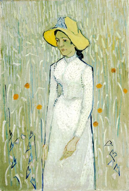 Репродукция картины 'Девушка в белом' Ван Гог Винсент. Купить