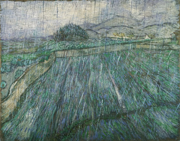 Репродукция картины 'Дождь' Ван Гог Винсент. Купить