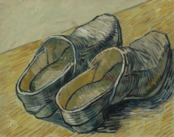 Репродукция картины 'Пара кожаных башмаков' Ван Гог Винсент. Купить