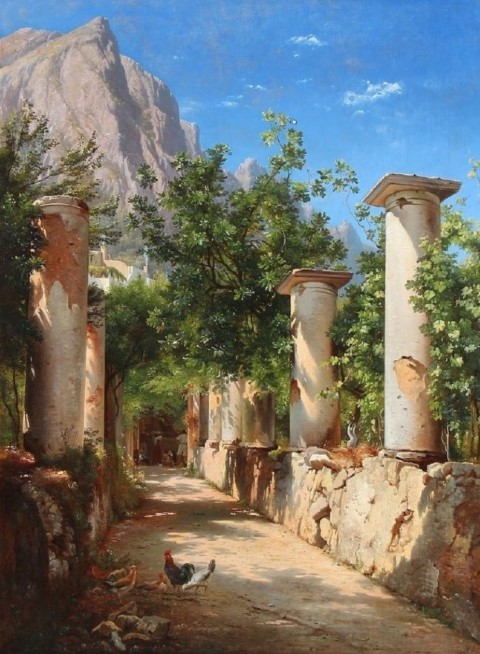 Античные колонны. Италия