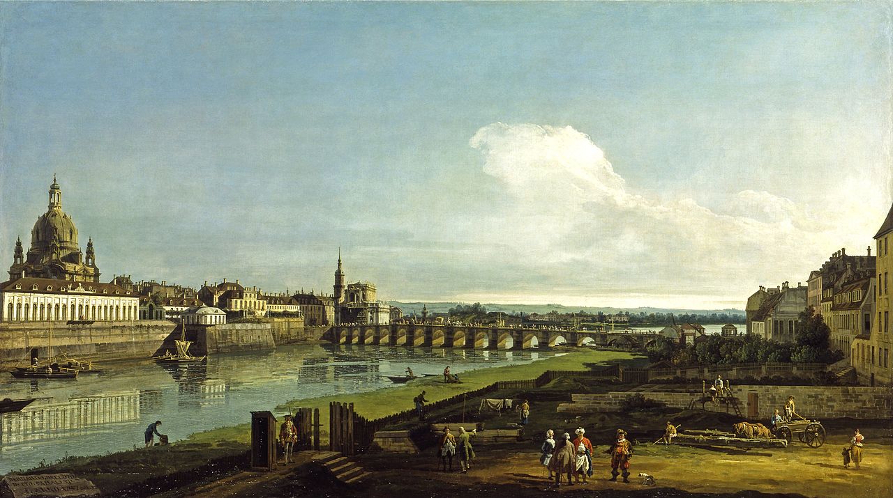 Вид на Дрезден с Фрауенкирхе