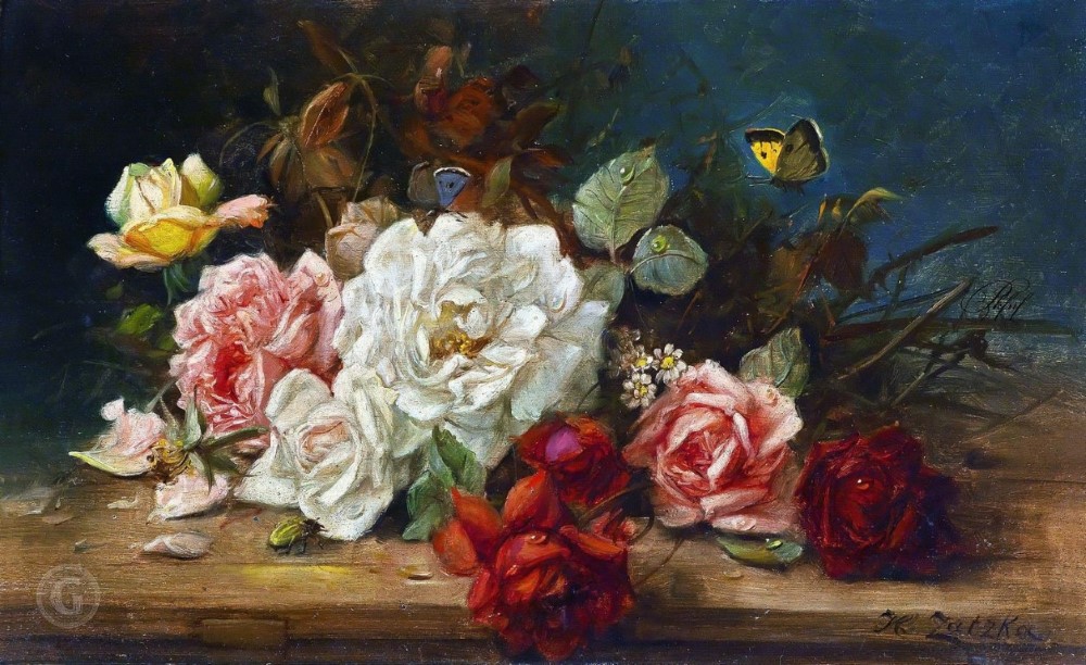 Натюрморт с розами III