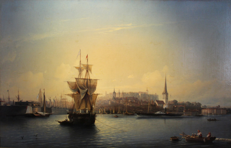Таллин. Порт.1853г.