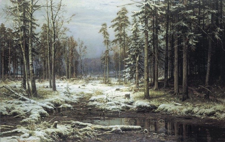 Первый снег. 1875г.
