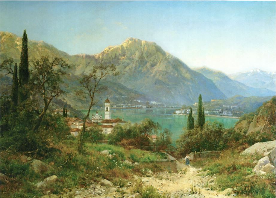 Вид северной Италии. 1902г
