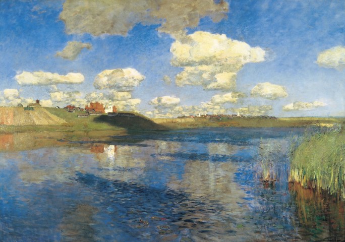 Репродукция картины 'Озеро. 1899г.' Левитан Исаак Ильич. Купить
