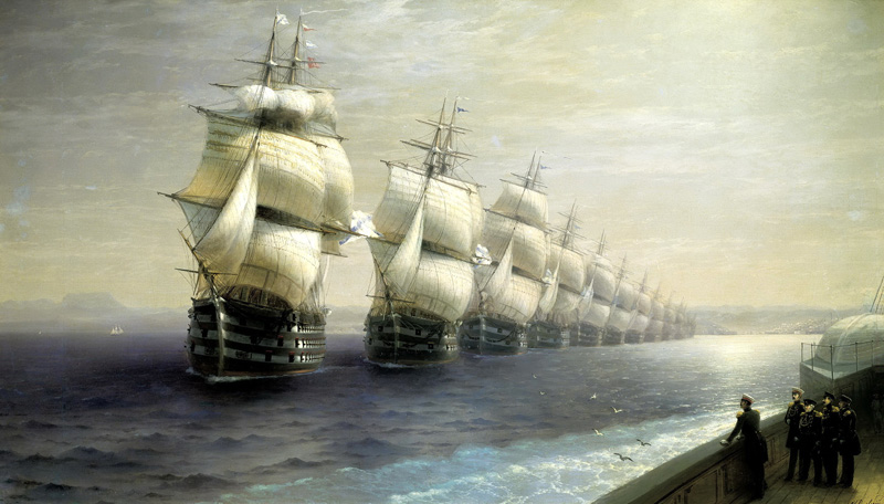 Смотр черноморского флота в 1849г.