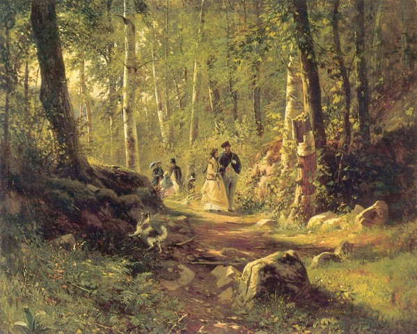 Прогулка в лесу. 1869г.