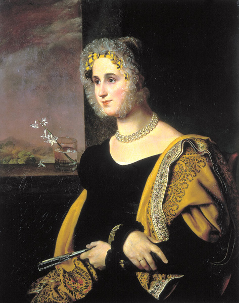 Портрет Екатерины Сергеевны Авдулиной. 1822г.