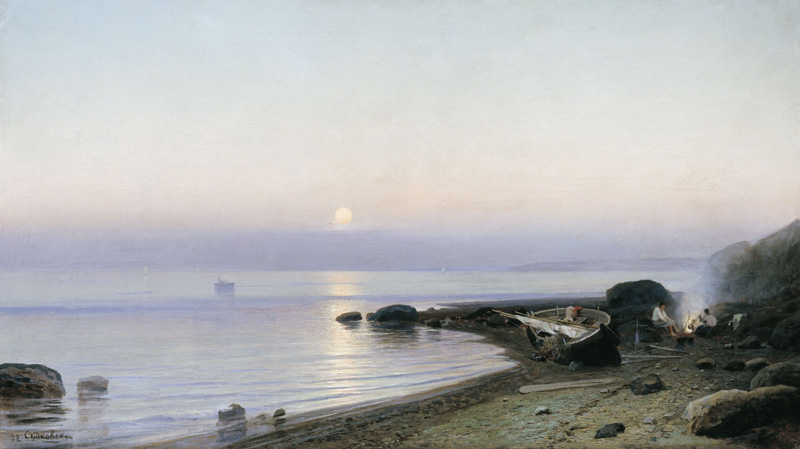 На берегу моря. 1882г.