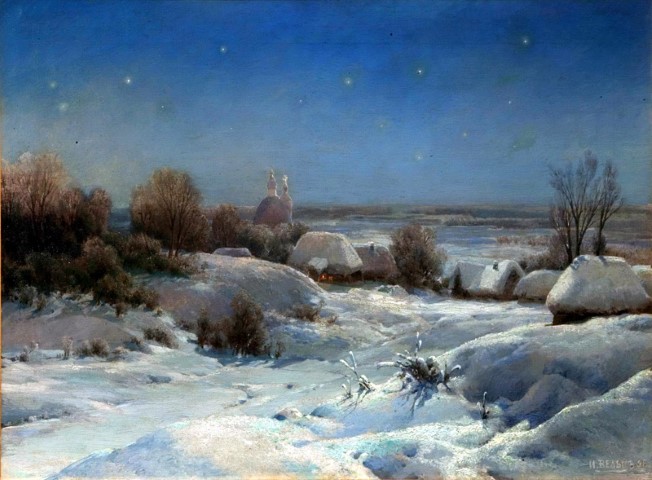 Украинская ночь. Зима