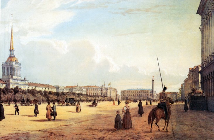 Адмиралтейская площадь 1841 года