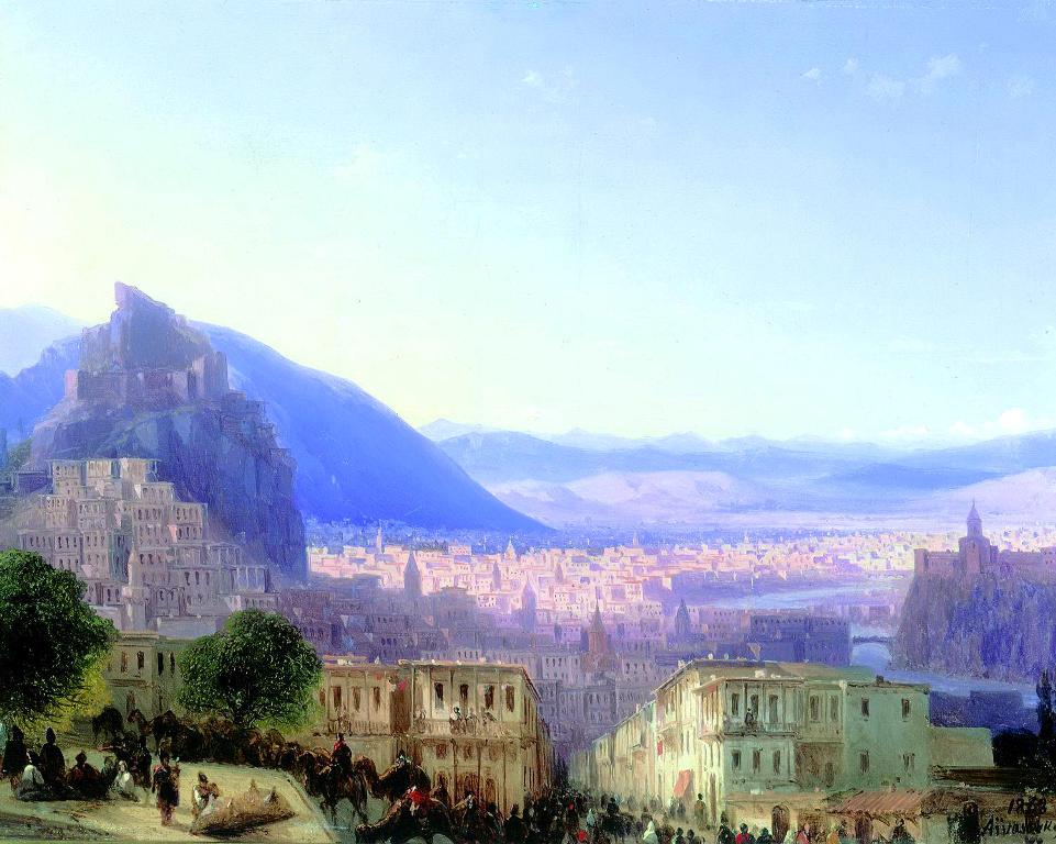 Вид Тифлиса. 1868г
